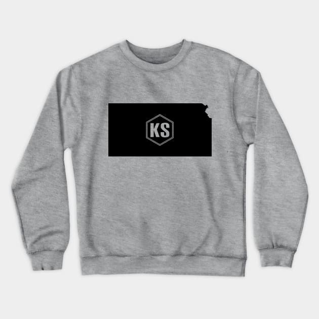 Kansas Homer (Black) Crewneck Sweatshirt by caknuck